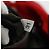 PRADA Backpack Nylon Red Silver Auth 160522 Silvery - view 30