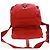 PRADA Schultertasche Nylon Rot Silber Authentisch 161482 - Ansicht 21