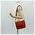 PRADA Schultertasche Nylon Rot Silber Authentisch 161482 - Ansicht 30