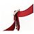 PRADA Schultertasche Nylon Rot Silber Authentisch 161482 - Ansicht 8
