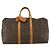 LOUIS VUITTON Borsa Boston Monogram Keepall 50 M41426 LV Auth 159649 Monogramma - vista 13
