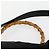 Bamboo Borsa a Mano GUCCI in Camoscio 2 in 1 Nero Oro 001 2404 1638 Auth 158529 D'oro - vista 15
