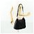 Bamboo Borsa a Mano GUCCI in Camoscio 2 in 1 Nero Oro 001 2404 1638 Auth 158529 D'oro - vista 24