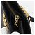 Borsa a Spalla Gancini in Pelle Nera e Oro Auth 161284 di Salvatore Ferragamo Nero D'oro - vista 10
