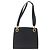 Borsa a Spalla Gancini in Pelle Nera e Oro Auth 161284 di Salvatore Ferragamo Nero D'oro - vista 2