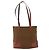 Borsa Tote PRADA in nylon marrone oro Auth 161781 D'oro - vista 2