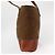 Borsa Tote PRADA in nylon marrone oro Auth 161781 D'oro - vista 3