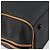 Saint Laurent Borsa Boston in tela PVC nera marrone oro Auth 158370 Nero D'oro - vista 14