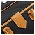 Saint Laurent Borsa Boston in tela PVC nera marrone oro Auth 158370 Nero D'oro - vista 17