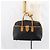 Saint Laurent Borsa Boston in tela PVC nera marrone oro Auth 158370 Nero D'oro - vista 20