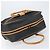 Saint Laurent Borsa Boston in tela PVC nera marrone oro Auth 158370 Nero D'oro - vista 6