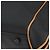 Saint Laurent Borsa Boston in tela PVC nera marrone oro Auth 158370 Nero D'oro - vista 9
