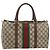 Bolsa de mão Gucci GG Supreme Web Sherry Line PVC Bege Ouro 24 012 3842 Auth 161028 Dourado - vista 13