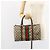Bolsa de mão Gucci GG Supreme Web Sherry Line PVC Bege Ouro 24 012 3842 Auth 161028 Dourado - vista 23