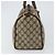 Bolsa de mão Gucci GG Supreme Web Sherry Line PVC Bege Ouro 24 012 3842 Auth 161028 Dourado - vista 3