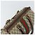 Bolsa de mão Gucci GG Supreme Web Sherry Line PVC Bege Ouro 24 012 3842 Auth 161028 Dourado - vista 6