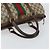 Bolsa de mão Gucci GG Supreme Web Sherry Line PVC Bege Ouro 24 012 3842 Auth 161028 Dourado - vista 7