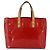 LOUIS VUITTON Monogram Vernis Reade PM Borsa a Mano Rossa M91088 LV Auth hk3277 Rosso - vista 13