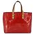 LOUIS VUITTON Monogram Vernis Reade PM Borsa a Mano Rossa M91088 LV Auth hk3277 Rosso - vista 2