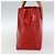 LOUIS VUITTON Monogram Vernis Reade PM Borsa a Mano Rossa M91088 LV Auth hk3277 Rosso - vista 4