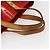 LOUIS VUITTON Monogram Vernis Reade PM Borsa a Mano Rossa M91088 LV Auth hk3277 Rosso - vista 7