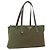 PRADA Tote Bag aus Nylon Khaki Silber authentisch 161778