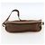 Borsa a Spalla Gucci Micro GG Canvas Web Sherry Line Marrone Oro Rosso Auth 162991 D'oro - vista 5