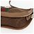 Borsa a Spalla Gucci Micro GG Canvas Web Sherry Line Marrone Oro Rosso Auth 162991 D'oro - vista 9
