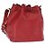 Noe LOUIS VUITTON Borsa a Spalla Petit Noé Epi Rossa M44107 LV Auth 159331 Rosso