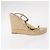 Sandali Espadrilles Raffia Beige LV Auth della linea Crociera LOUIS VUITTON ti3630 - vista 4