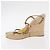 Sandali Espadrilles Raffia Beige LV Auth della linea Crociera LOUIS VUITTON ti3630 - vista 5