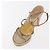 Sandali Espadrilles Raffia Beige LV Auth della linea Crociera LOUIS VUITTON ti3630 - vista 6