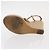 Sandali Espadrilles Raffia Beige LV Auth della linea Crociera LOUIS VUITTON ti3630 - vista 7