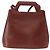 Borsa a Spalla Gancini in Pelle Marrone Oro Auth 159579 di Salvatore Ferragamo - vista 2