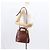 Borsa a Spalla Gancini in Pelle Marrone Oro Auth 159579 di Salvatore Ferragamo - vista 24