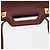 Borsa a Spalla Gancini in Pelle Marrone Oro Auth 159579 di Salvatore Ferragamo - vista 7