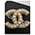 Spilla Chanel con Perle e Strass Oro Gold hardware - vista 3