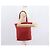 Borsa a mano Gancini in nylon rosso e oro Auth 161041 di Salvatore Ferragamo D'oro - vista 20