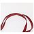 Borsa a mano Gancini in nylon rosso e oro Auth 161041 di Salvatore Ferragamo D'oro - vista 8