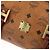 Borsa MCM Vicetos Logogram in pelle PVC 2 in 1 marrone oro Auth gh1459 D'oro - vista 12