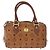 Borsa MCM Vicetos Logogram in pelle PVC 2 in 1 marrone oro Auth gh1459 D'oro - vista 13