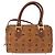 Borsa MCM Vicetos Logogram in pelle PVC 2 in 1 marrone oro Auth gh1459 D'oro - vista 2