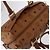 Borsa MCM Vicetos Logogram in pelle PVC 2 in 1 marrone oro Auth gh1459 D'oro - vista 6