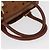 Borsa MCM Vicetos Logogram in pelle PVC 2 in 1 marrone oro Auth gh1459 D'oro - vista 7