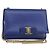 Borsa a Spalla Vala Chain in Pelle Blu Oro Auth 161081 di Salvatore Ferragamo D'oro