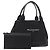 BALENCIAGA Navy Cabas S Hand Bag Canvas Black 339933 Auth hk3318