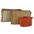 Céline Borsa in tela Macadam CELINE in pelle PVC e suede 3 pezzi beige arancione Auth ti3616