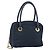 Céline Borsa a mano Celine Circle in nylon blu navy e oro Auth 161415 D'oro