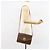 Céline Borsa a spalla circolare in tela Macadam CELINE in pelle PVC marrone oro Auth 161048 D'oro - vista 23
