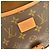 Borsa Saumur Louis Vuitton in tela Monogram 35 Marrone - vista 4